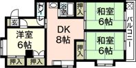 リバーサイド沖の間取り画像