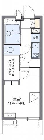 レオパレスおおさか御崎Ⅰの間取り画像