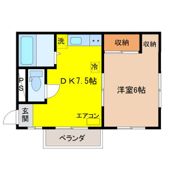 コーポ弥生の間取り画像