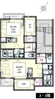 KLEIS清瀬Ⅱの間取り画像