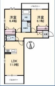 デイジー ヒルの間取り画像