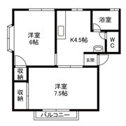 スカイヒルズBの間取り画像