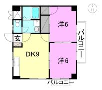 コスモリヴェール小栗の間取り画像