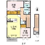 ルミエール Aの間取り画像