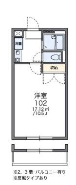 レオパレスメゾンの間取り画像