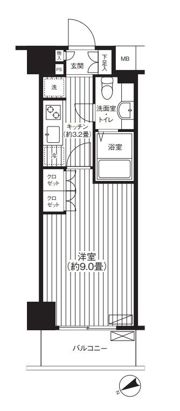 王子神谷パークサイドハイツの間取り画像