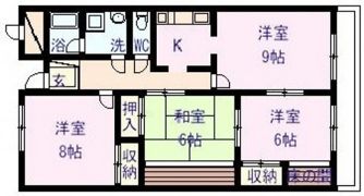 アメニティー伊島の間取り画像