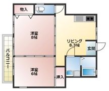 アーバンハウスヒエダの間取り画像