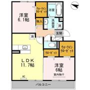 セジュールSKの間取り画像