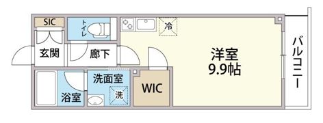 Tre Court Kitasenju（トレコート北千住）の間取り画像