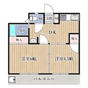 淡路第一ダイヤモンドハイムの間取り画像