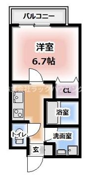 アイリス寝屋川の間取り画像