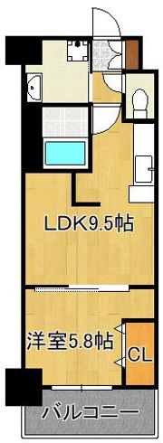 シズカビルディング白銀の間取り画像