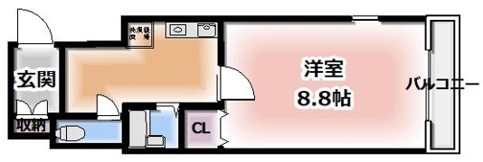 アヴェーレ太子橋の間取り画像