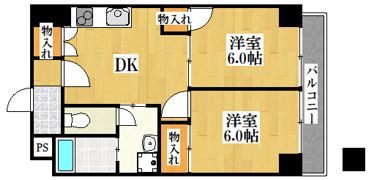 ベルンガーデン同心の間取り画像