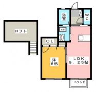 ラ・パルテール奉還町の間取り画像