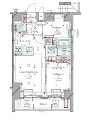 コンシェリア町屋の間取り画像