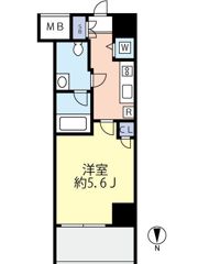 グランヴァンミッドイースト押上の間取り画像