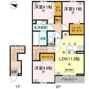 ラ・フルールⅡの間取り画像