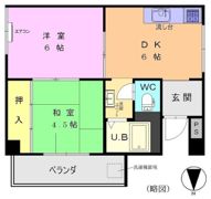 マンション豊の間取り画像