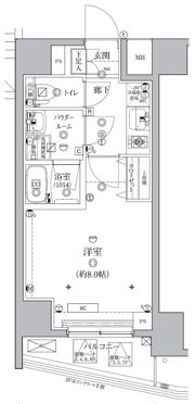 クオリタス綾瀬の間取り画像