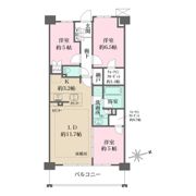 ザ・パークハウス花小金井ガーデンⅡ街区の間取り画像