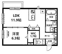 ラシーネ越後山弐番館の間取り画像