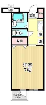グラート西久保の間取り画像