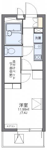 レオパレスParkTown和泉の間取り画像