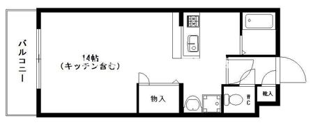 リバーサイド巴の間取り画像