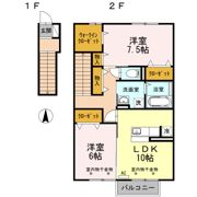 ジュネス向新庄ⅡAの間取り画像