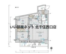 フュージョナル五反野DUEの間取り画像