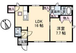 カーサ幸町の間取り画像