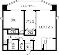 アランヴェール覚王山の間取り画像