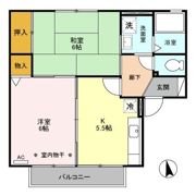 セレッソくらがの Bの間取り画像