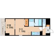 アスコット大和町の間取り画像
