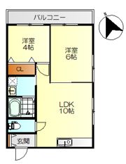 ラフォーレJUNの間取り画像