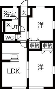 カルムドミールAの間取り画像