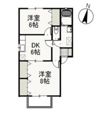 グリシーヌ Bの間取り画像
