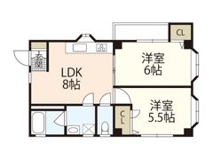 カーメラ冨田の間取り画像
