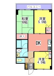 レジデンスパミールの間取り画像