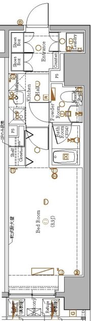 ブレシア銀座イーストの間取り画像
