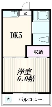 神庭コーポ(カミニワコーポ)の間取り画像