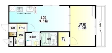 エラスモハイツの間取り画像
