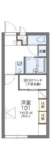 レオパレスいちごCの間取り画像