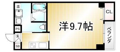 ヴェルデ御所東の間取り画像