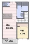 ラフォーレ名残3 E棟の間取り画像