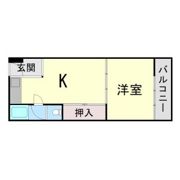 濱田魚崎マンションの間取り画像