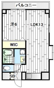 WOODBELLⅠの間取り画像