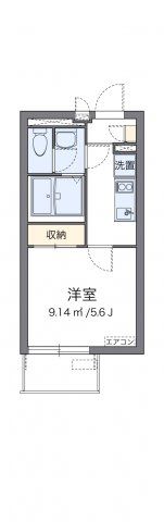 クレイノナカロクフォーの間取り画像